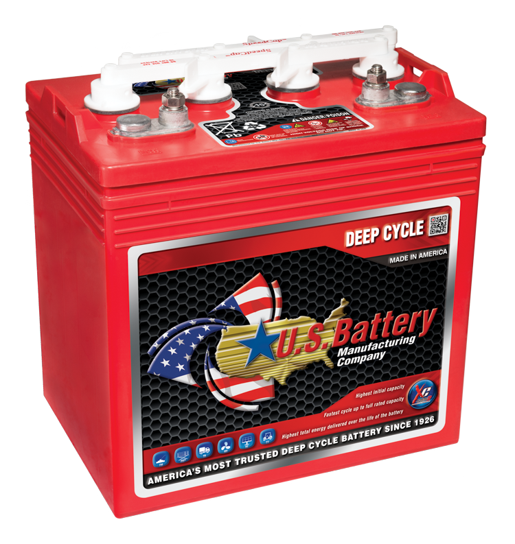 US Battery US 8VGC XC2 8V 170Ah flooded deep-cycle golf cart battery