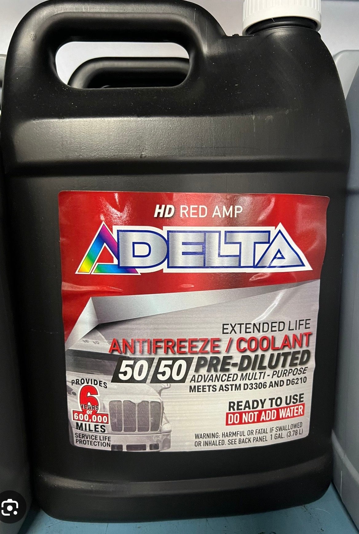 Red 50/50 HD Coolant 1 Gallon