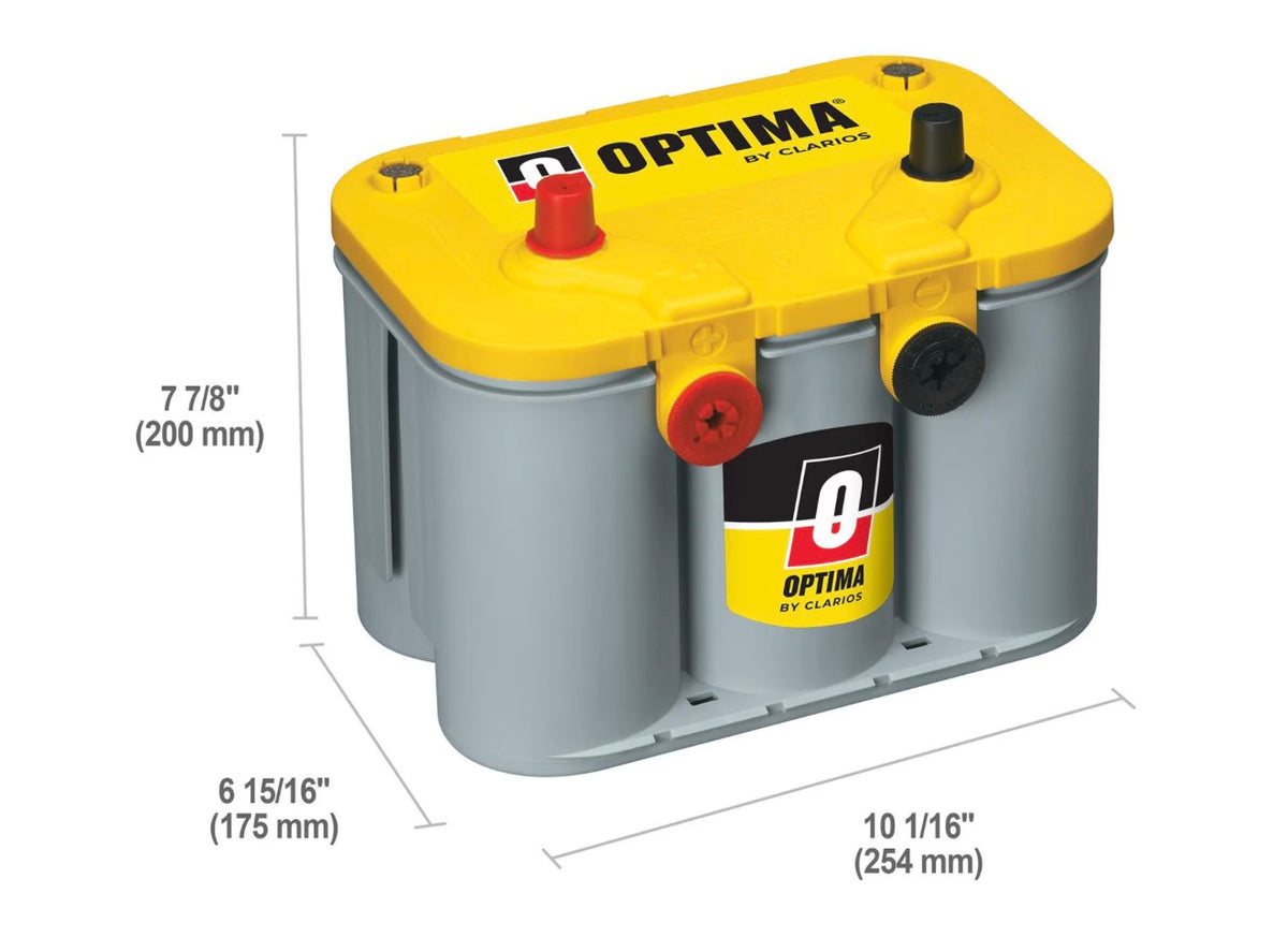 Optima OPTYEL34/78 — Group 34/78 12V 750 CCA AGM Battery