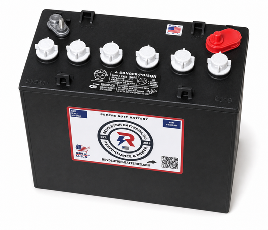 Revolution Batteries GC12 155Ah 12V flooded golf cart battery