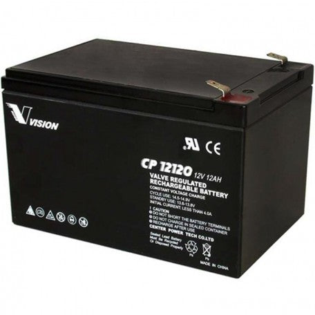 Vision SCP12120-F2 — F2 12V 12Ah Sealed AGM Battery